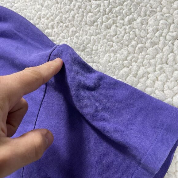 VTG 90s Single Stitch Iditarod Alaska T-Shirt Large Purple USA 90s Adventurecore - Picture 7 of 10